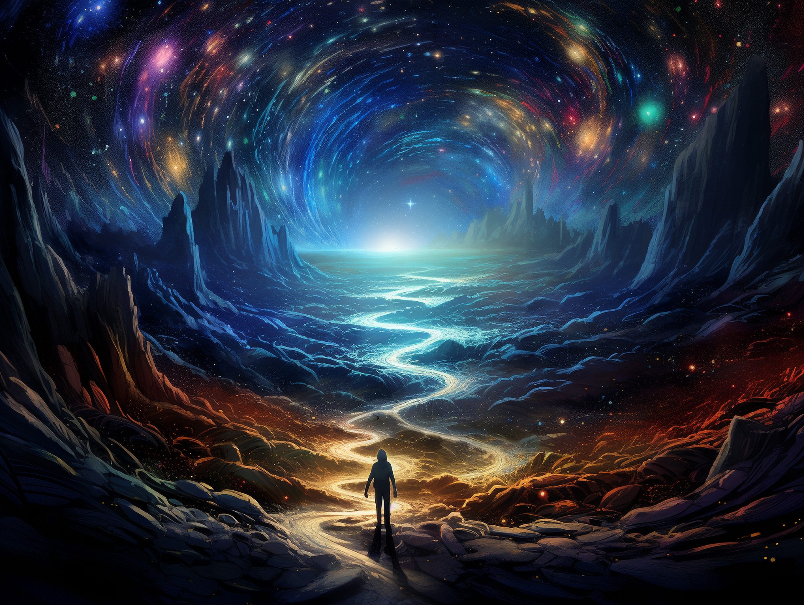 Imagen de un camino infinito para la entrada La Paradoja de la Eternidad del Ser Humano