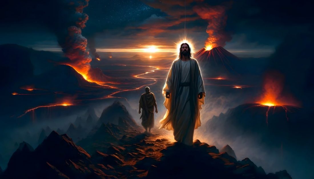 Imagen del Autootorgamiento de Jesús en Urantia